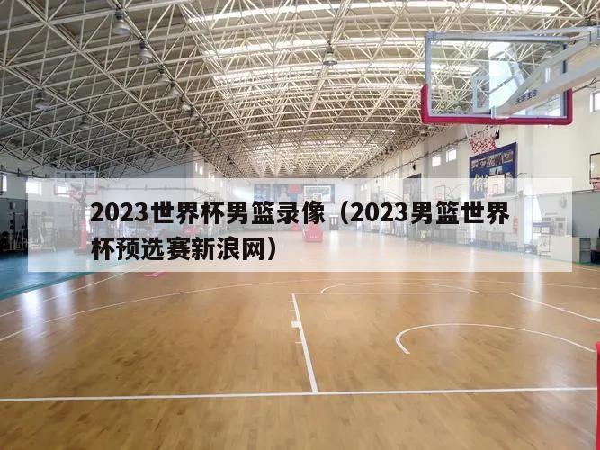 2023世界杯男篮录像（2023男篮世界杯预选赛新浪网）