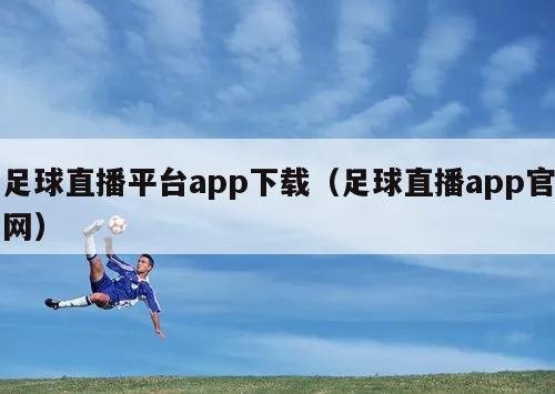 足球直播平台app下载（足球直播app官网）