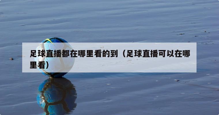 足球直播都在哪里看的到（足球直播可以在哪里看）