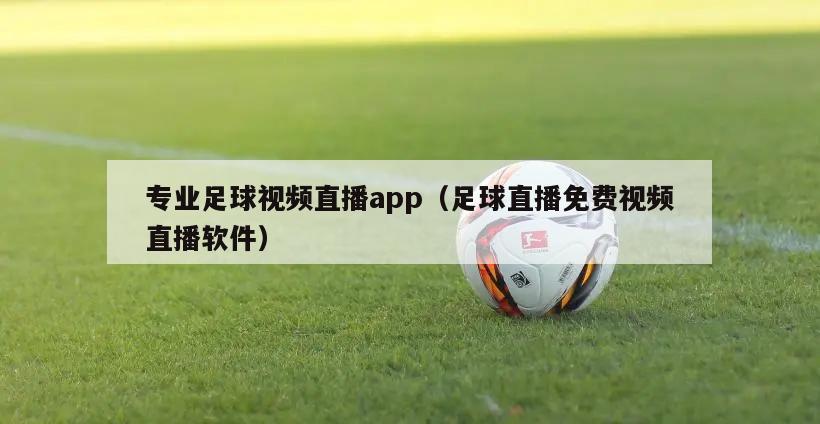 专业足球视频直播app（足球直播免费视频直播软件）