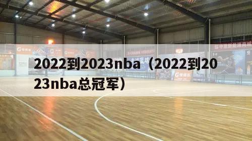 2022到2023nba（2022到2023nba总冠军）