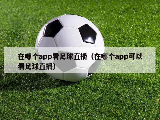 在哪个app看足球直播（在哪个app可以看足球直播）